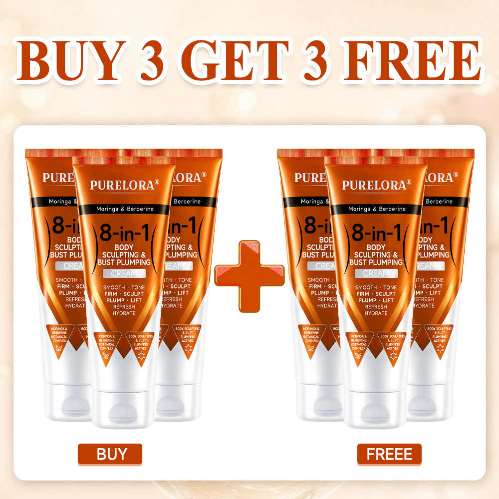 𝐎𝐟𝐟𝐢𝐜𝐢𝐚𝐥 𝐁𝐫𝐚𝐧𝐝 𝐒𝐭𝐨𝐫𝐞 | PURELORA ® Crème 8-en-1 au moringa et à la berbérine pour modeler la silhouette et repulper la poitrine : lisse · raffermit · tonifie · sculpte · rafraîchit · hydrate · repulpe · lifte