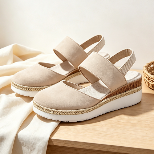 DERNIER JOUR – 80 % DE RÉDUCTION Sandales confortables pour femme avec boucle métallique & semelle souple