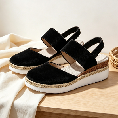 DERNIER JOUR – 80 % DE RÉDUCTION Sandales confortables pour femme avec boucle métallique & semelle souple