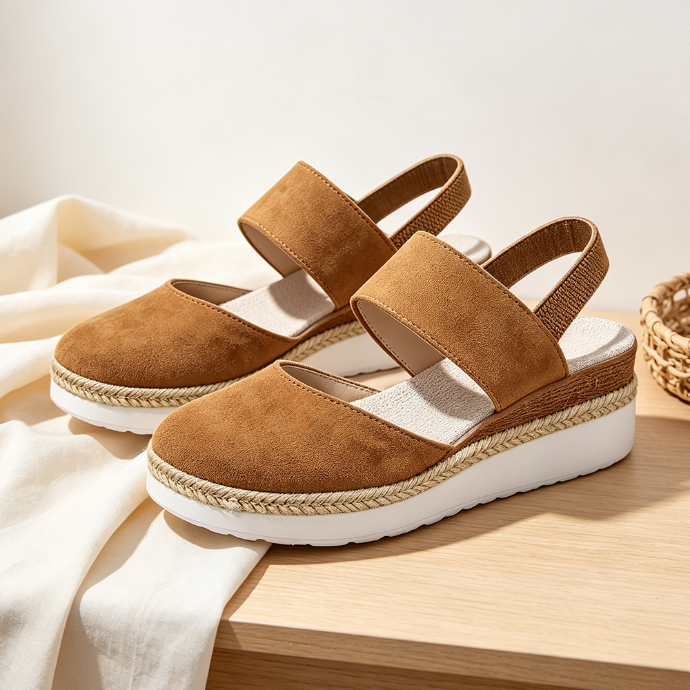 DERNIER JOUR – 80 % DE RÉDUCTION Sandales confortables pour femme avec boucle métallique & semelle souple
