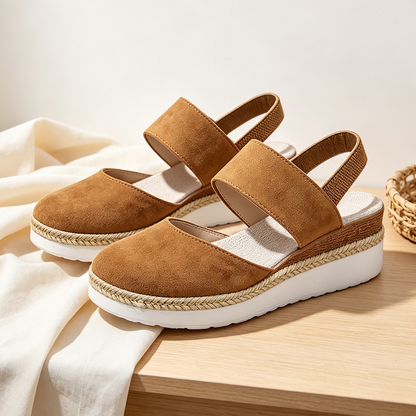 DERNIER JOUR – 80 % DE RÉDUCTION Sandales confortables pour femme avec boucle métallique & semelle souple