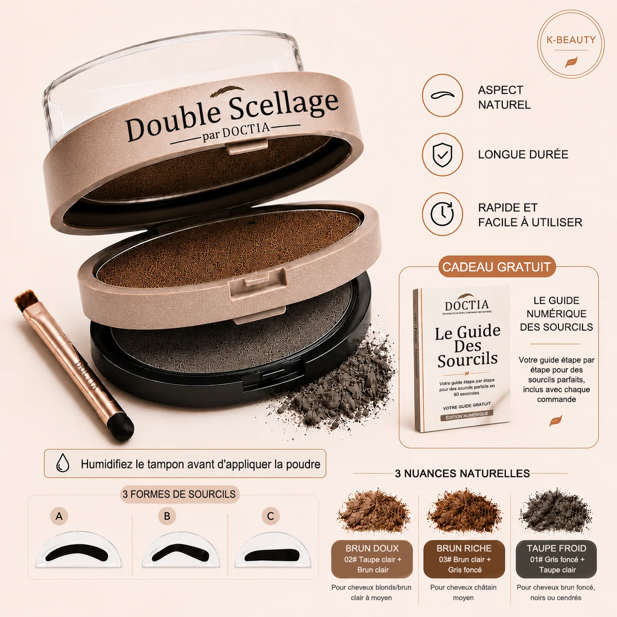 DOCTIA™ - Des sourcils parfaits en 5 secondes