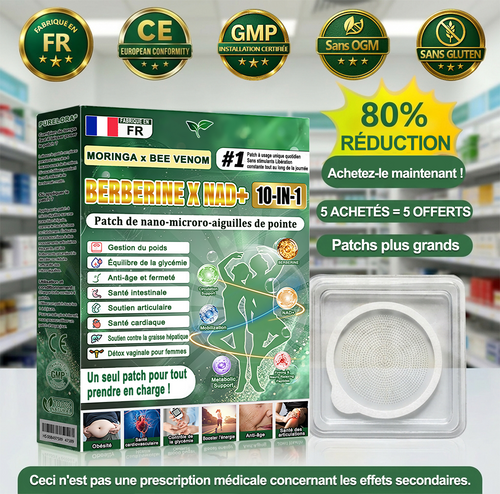 💖Pharmacie en ligne française| 🔥 𝐏𝐮𝐫𝐞𝐥𝐨𝐫𝐚® Moringa · Berbérine × NAD+ 𝟏𝟎-𝐞𝐧-𝟏 𝐏𝐚𝐭𝐜𝐡 𝐍𝐚𝐧𝐨 𝐌𝐢𝐜𝐫𝐨𝐚𝐢𝐠𝐮𝐢𝐥𝐥𝐞𝐬 𝐀𝐯𝐚𝐧𝐜𝐞́ — 𝐔𝐧𝐞 𝐀𝐩𝐩𝐥𝐢𝐜𝐚𝐭𝐢𝐨𝐧 𝐏𝐚𝐫 𝐉𝐨𝐮𝐫, 𝐑𝐞́𝐬𝐮𝐥𝐭𝐚𝐭𝐬 𝐕𝐢𝐬𝐢𝐛𝐥𝐞𝐬 𝐞𝐧 𝟕 𝐉𝐨𝐮𝐫𝐬