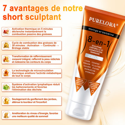 𝐎𝐟𝐟𝐢𝐜𝐢𝐚𝐥 𝐁𝐫𝐚𝐧𝐝 𝐒𝐭𝐨𝐫𝐞 |PURELORA® Moringa & Berberine 8-in-1 Body Sculpting & Bust Plumping Cream Smooth · Firm · Tone · Sculpt · Refresh · Hydrate · Plump · Lift