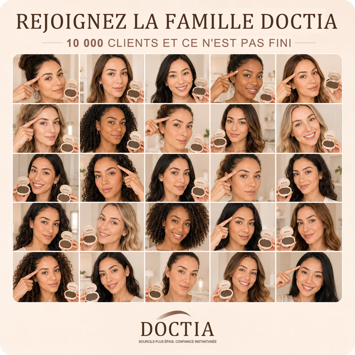 DOCTIA™ - Des sourcils parfaits en 5 secondes