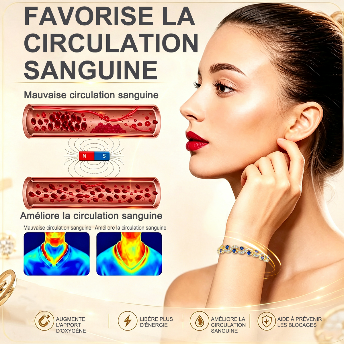 Bracelet Détox Lymphvity au Germanium — Réduction à durée limitée 🔥 Dernier jour