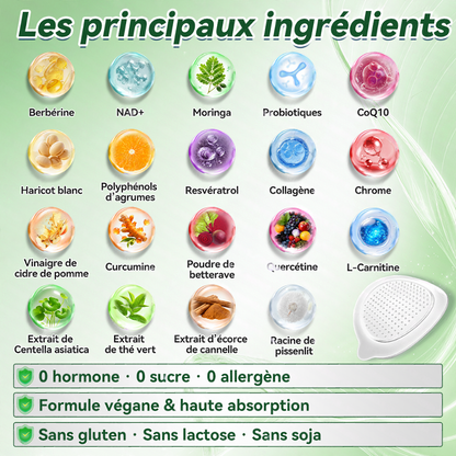 Approuvé par des experts médicaux👩‍⚕️| 𝑯𝒆𝒂𝒍𝒓𝒊𝒛𝒆® 𝑴-𝑩-𝑵 𝟏𝟎-𝐞𝐧-𝟏 Nan𝑜 Fus𝗂𝗈n P𝖺𝗍ch Mé𝑡𝑎𝑏𝑜𝑙𝑖que | 𝙵𝚘𝚛𝚖𝚞𝚕𝚎 𝟭𝟎-𝓮𝓷-1 | 𝙍é𝙨𝙪𝙡𝙩𝙖𝙩𝙨 𝚎𝚗 𝟽 𝚓𝚘𝚞𝚛𝚜