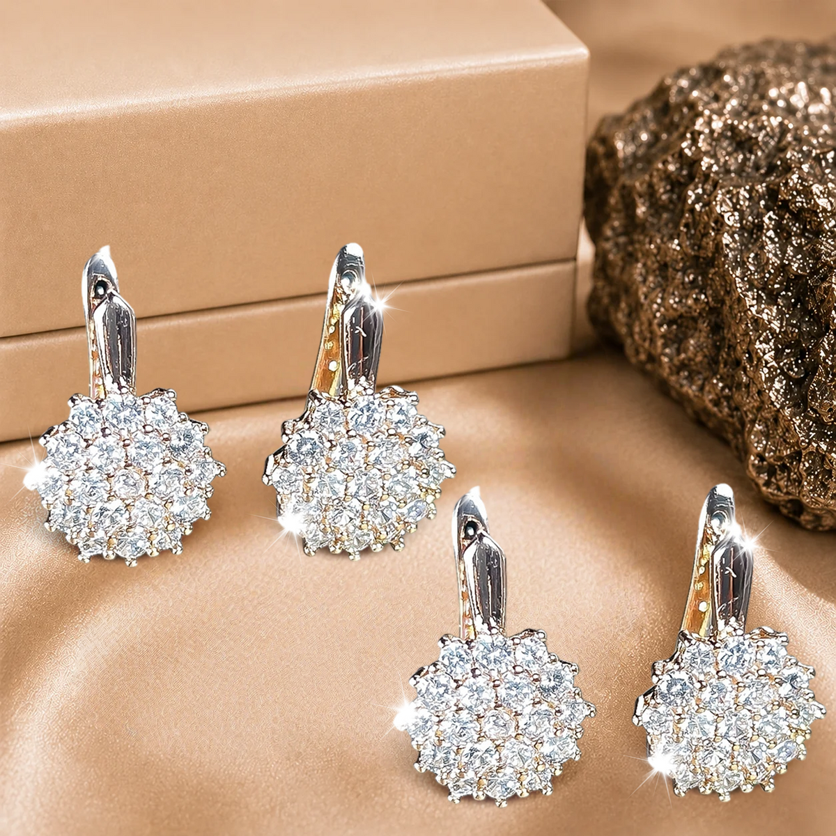 (VENTE SPÉCIALE – DERNIER JOUR : -80 % 🔥) 👩🏻‍⚕️ Boucles d’oreilles au germanium et au magnésium – Vitalité lymphatique et thérapie magnétique