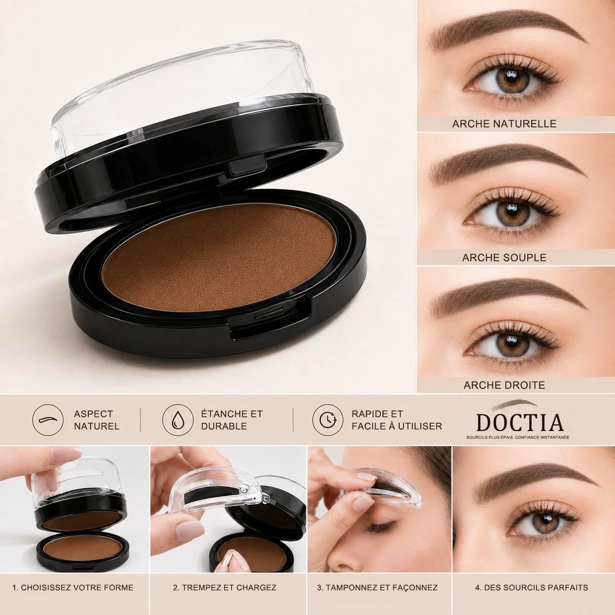 DOCTIA™ - Des sourcils parfaits en 5 secondes