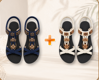 🏆 Meilleure vente 2026 – 👡 Offre limitée : -50 % sur les sandales slingback fleuries tendance pour femme, style bohème, sandales plates idéales pour les vacances à la plage, chaussures décontractées et polyvalentes pour femmes et filles.