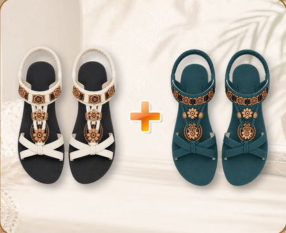 🏆 Meilleure vente 2026 – 👡 Offre limitée : -50 % sur les sandales slingback fleuries tendance pour femme, style bohème, sandales plates idéales pour les vacances à la plage, chaussures décontractées et polyvalentes pour femmes et filles.