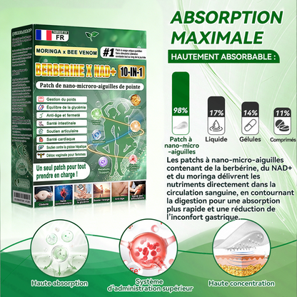 💖Pharmacie en ligne française| 🔥 𝐏𝐮𝐫𝐞𝐥𝐨𝐫𝐚® Moringa · Berbérine × NAD+ 𝟏𝟎-𝐞𝐧-𝟏 𝐏𝐚𝐭𝐜𝐡 𝐍𝐚𝐧𝐨 𝐌𝐢𝐜𝐫𝐨𝐚𝐢𝐠𝐮𝐢𝐥𝐥𝐞𝐬 𝐀𝐯𝐚𝐧𝐜𝐞́ — 𝐔𝐧𝐞 𝐀𝐩𝐩𝐥𝐢𝐜𝐚𝐭𝐢𝐨𝐧 𝐏𝐚𝐫 𝐉𝐨𝐮𝐫, 𝐑𝐞́𝐬𝐮𝐥𝐭𝐚𝐭𝐬 𝐕𝐢𝐬𝐢𝐛𝐥𝐞𝐬 𝐞𝐧 𝟕 𝐉𝐨𝐮𝐫𝐬