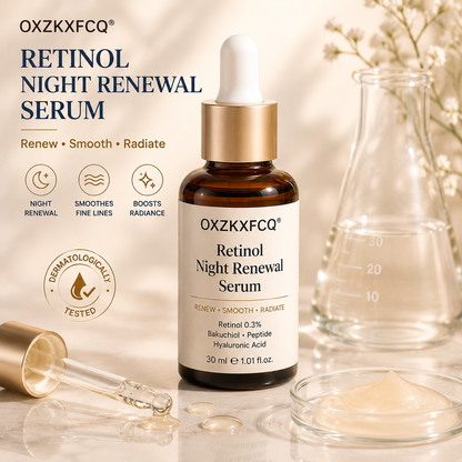 OXZKXFCQ® Sérum de renouvellement nocturne au rétinol