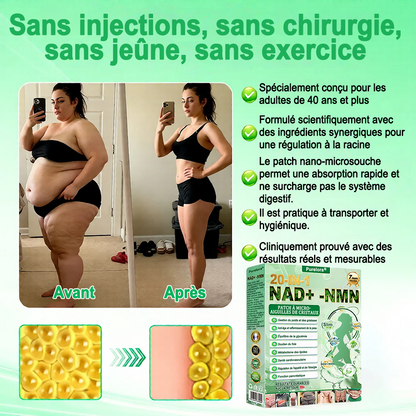 🔥 Nouveauté | Purelora® Système Nano à Microaiguilles Cristallines avec Activation NAD⁺ & Solution Minceur et Bien-être 20-en-1