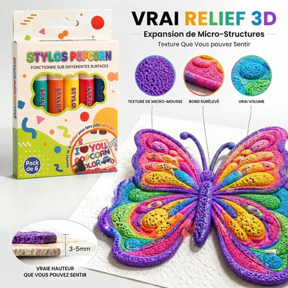 ✨ Aujourd’hui seulement : -80 % 🎠 | IEY® Stylo d’art 3D en relief – Donnez vie à vos dessins ! 🪄🎨