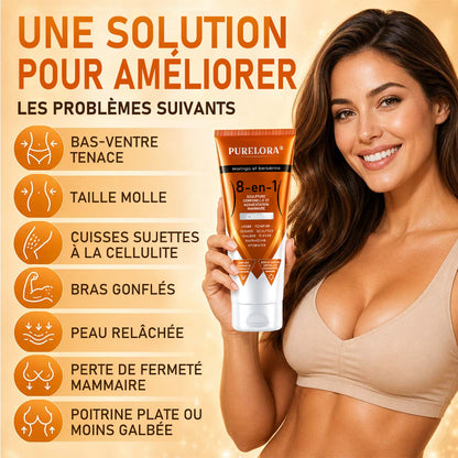 𝐎𝐟𝐟𝐢𝐜𝐢𝐚𝐥 𝐁𝐫𝐚𝐧𝐝 𝐒𝐭𝐨𝐫𝐞 |PURELORA® Moringa & Berberine 8-in-1 Body Sculpting & Bust Plumping Cream Smooth · Firm · Tone · Sculpt · Refresh · Hydrate · Plump · Lift