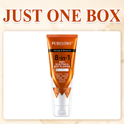 𝐎𝐟𝐟𝐢𝐜𝐢𝐚𝐥 𝐁𝐫𝐚𝐧𝐝 𝐒𝐭𝐨𝐫𝐞 | PURELORA ® Crème 8-en-1 au moringa et à la berbérine pour modeler la silhouette et repulper la poitrine : lisse · raffermit · tonifie · sculpte · rafraîchit · hydrate · repulpe · lifte