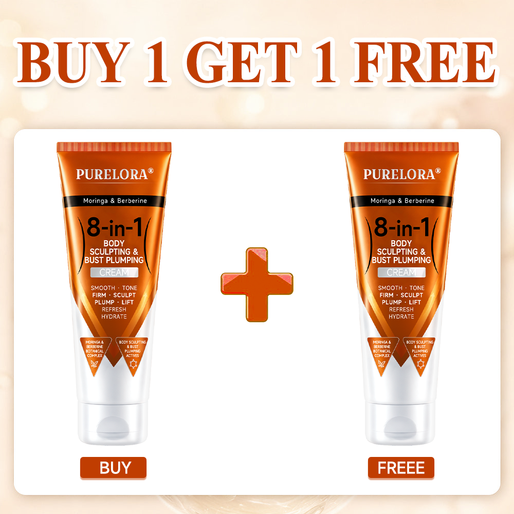 𝐎𝐟𝐟𝐢𝐜𝐢𝐚𝐥 𝐁𝐫𝐚𝐧𝐝 𝐒𝐭𝐨𝐫𝐞 | PURELORA ® Crème 8-en-1 au moringa et à la berbérine pour modeler la silhouette et repulper la poitrine : lisse · raffermit · tonifie · sculpte · rafraîchit · hydrate · repulpe · lifte