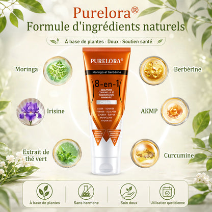 𝐎𝐟𝐟𝐢𝐜𝐢𝐚𝐥 𝐁𝐫𝐚𝐧𝐝 𝐒𝐭𝐨𝐫𝐞 |PURELORA® Moringa & Berberine 8-in-1 Body Sculpting & Bust Plumping Cream Smooth · Firm · Tone · Sculpt · Refresh · Hydrate · Plump · Lift