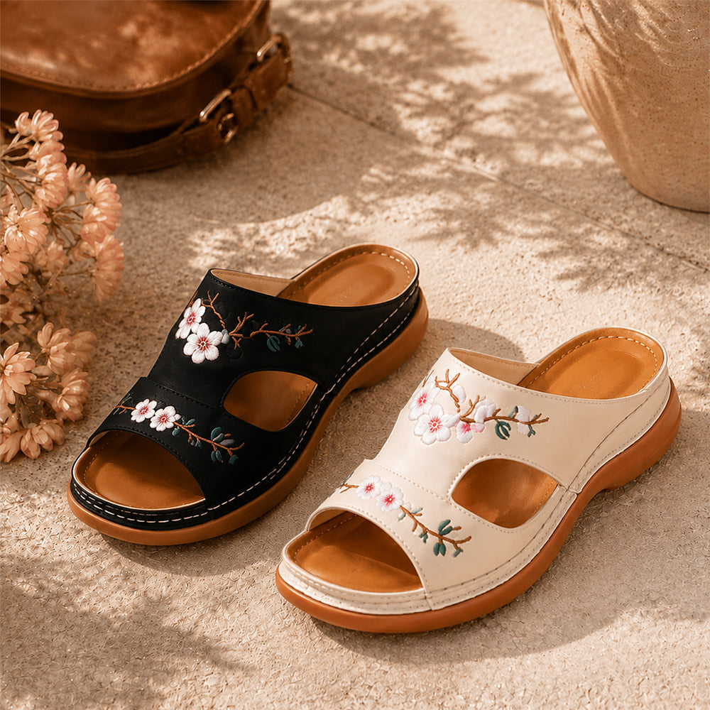 🌸 DERNIER JOUR – 80 % DE RÉDUCTION Sandales confortables pour femme avec boucle métallique & semelle souple