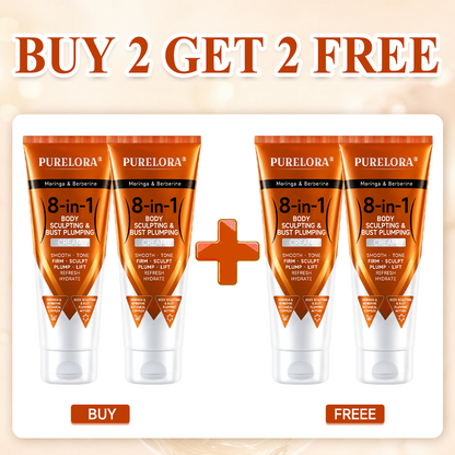 𝐎𝐟𝐟𝐢𝐜𝐢𝐚𝐥 𝐁𝐫𝐚𝐧𝐝 𝐒𝐭𝐨𝐫𝐞 | PURELORA ® Crème 8-en-1 au moringa et à la berbérine pour modeler la silhouette et repulper la poitrine : lisse · raffermit · tonifie · sculpte · rafraîchit · hydrate · repulpe · lifte