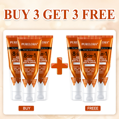 𝐎𝐟𝐟𝐢𝐜𝐢𝐚𝐥 𝐁𝐫𝐚𝐧𝐝 𝐒𝐭𝐨𝐫𝐞 | PURELORA ® Crème 8-en-1 au moringa et à la berbérine pour modeler la silhouette et repulper la poitrine : lisse · raffermit · tonifie · sculpte · rafraîchit · hydrate · repulpe · lifte