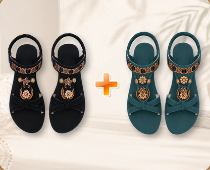 🏆 Meilleure vente 2026 – 👡 Offre limitée : -50 % sur les sandales slingback fleuries tendance pour femme, style bohème, sandales plates idéales pour les vacances à la plage, chaussures décontractées et polyvalentes pour femmes et filles.