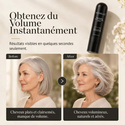 Spray Coiffant Volumisant 90ml - Brume Capillaire Longue Tenue au Parfum de Pêche