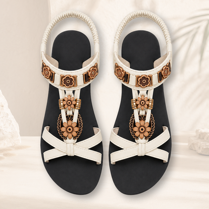 🏆 Meilleure vente 2026 – 👡 Offre limitée : -50 % sur les sandales slingback fleuries tendance pour femme, style bohème, sandales plates idéales pour les vacances à la plage, chaussures décontractées et polyvalentes pour femmes et filles.