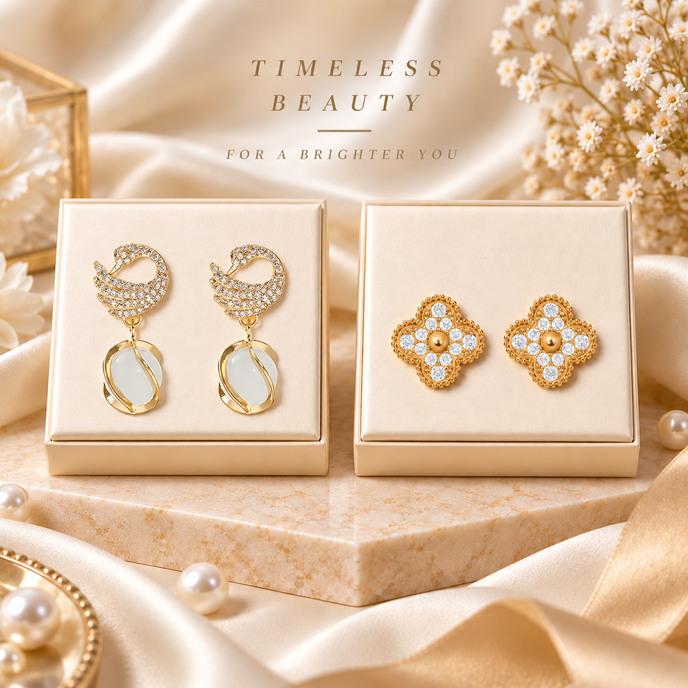 🔥VENTE SPÉCIALE – DERNIER JOUR : -80 % 🔥 👩🏻‍⚕️ Boucles d’oreilles au germanium et au magnésium – Vitalité lymphatique et thérapie magnétique