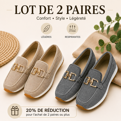 🔥 Bestseller 2026 🏆  Mocassins confortables avec soutien de la voûte plantaire 👟   𝐃𝐄𝐑𝐍𝐈𝐄𝐑 𝐉𝐎𝐔𝐑 : 𝟖𝟎 % 𝐃𝐄 𝐑𝐄𝐃𝐔𝐂𝐓𝐈𝐎𝐍