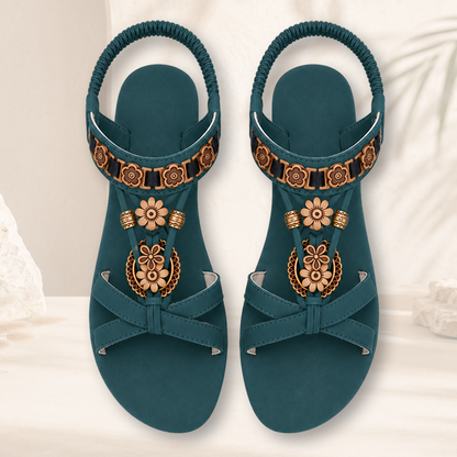 🏆 Meilleure vente 2026 – 👡 Offre limitée : -50 % sur les sandales slingback fleuries tendance pour femme, style bohème, sandales plates idéales pour les vacances à la plage, chaussures décontractées et polyvalentes pour femmes et filles.