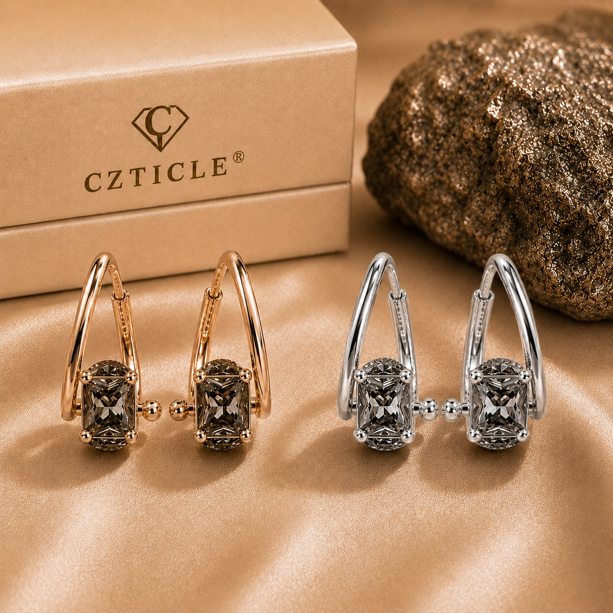 🔥 DERNIER JOUR : -80 % - 💎𝐂𝐙𝐓𝐈𝐂𝐋𝐄® Boucles d’oreilles Lymphvity en germanium à magnétothérapie