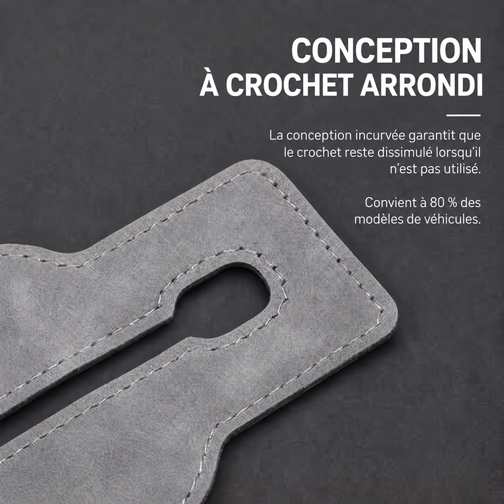 🚗✨ Aujourd’hui seulement : -80 % 💰 | Doubles crochets de luxe pour appuie-tête – Plus de rangement et de style !