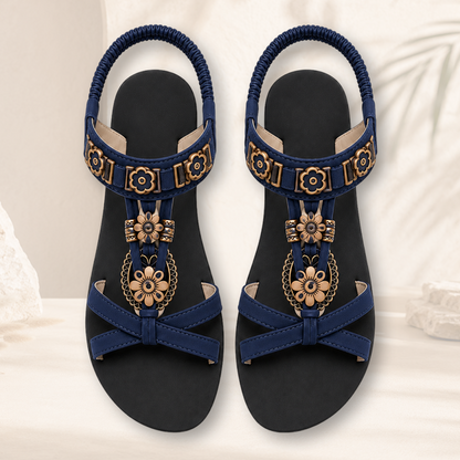 🏆 Meilleure vente 2026 – 👡 Offre limitée : -50 % sur les sandales slingback fleuries tendance pour femme, style bohème, sandales plates idéales pour les vacances à la plage, chaussures décontractées et polyvalentes pour femmes et filles.