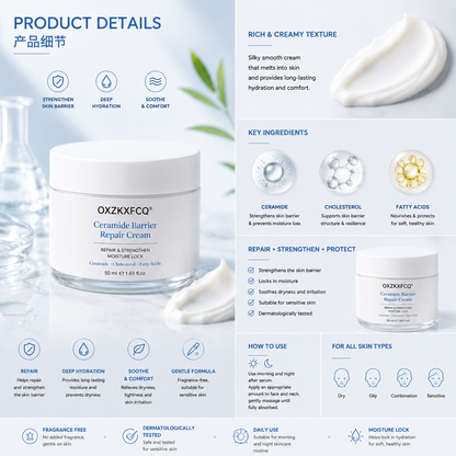 OXZKXFCQ® Crème réparatrice à la céramide