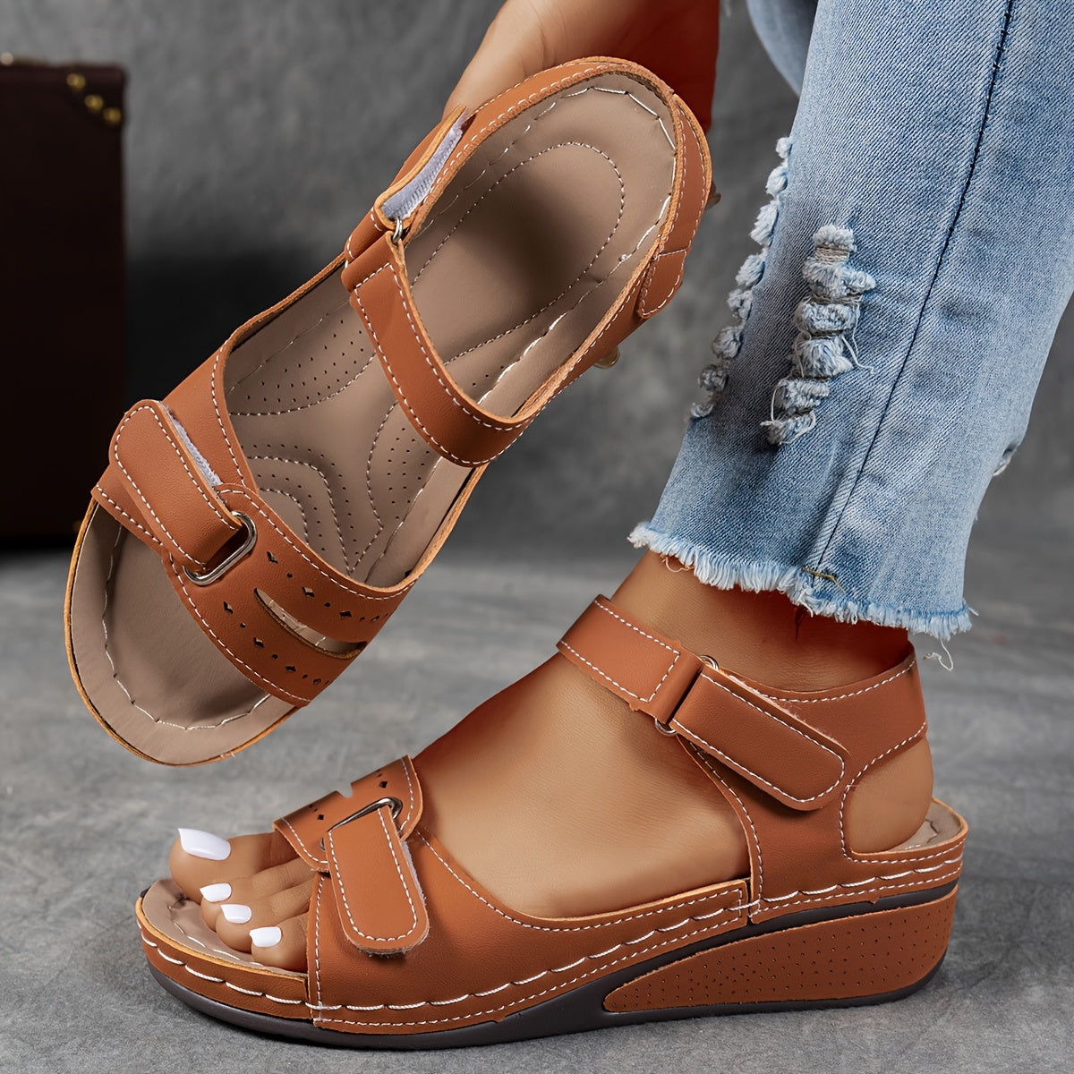 🏆 Meilleure Vente 2026 – Sandales Femme Ultra Confort avec Soutien de la Voûte Plantaire & Brides Réglables ☁️💆‍♀️