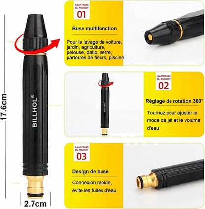 🔥 Offre à durée limitée : Plus vous achetez, plus vous recevez ! - Pistolet haute pression de lavage auto pour la maison