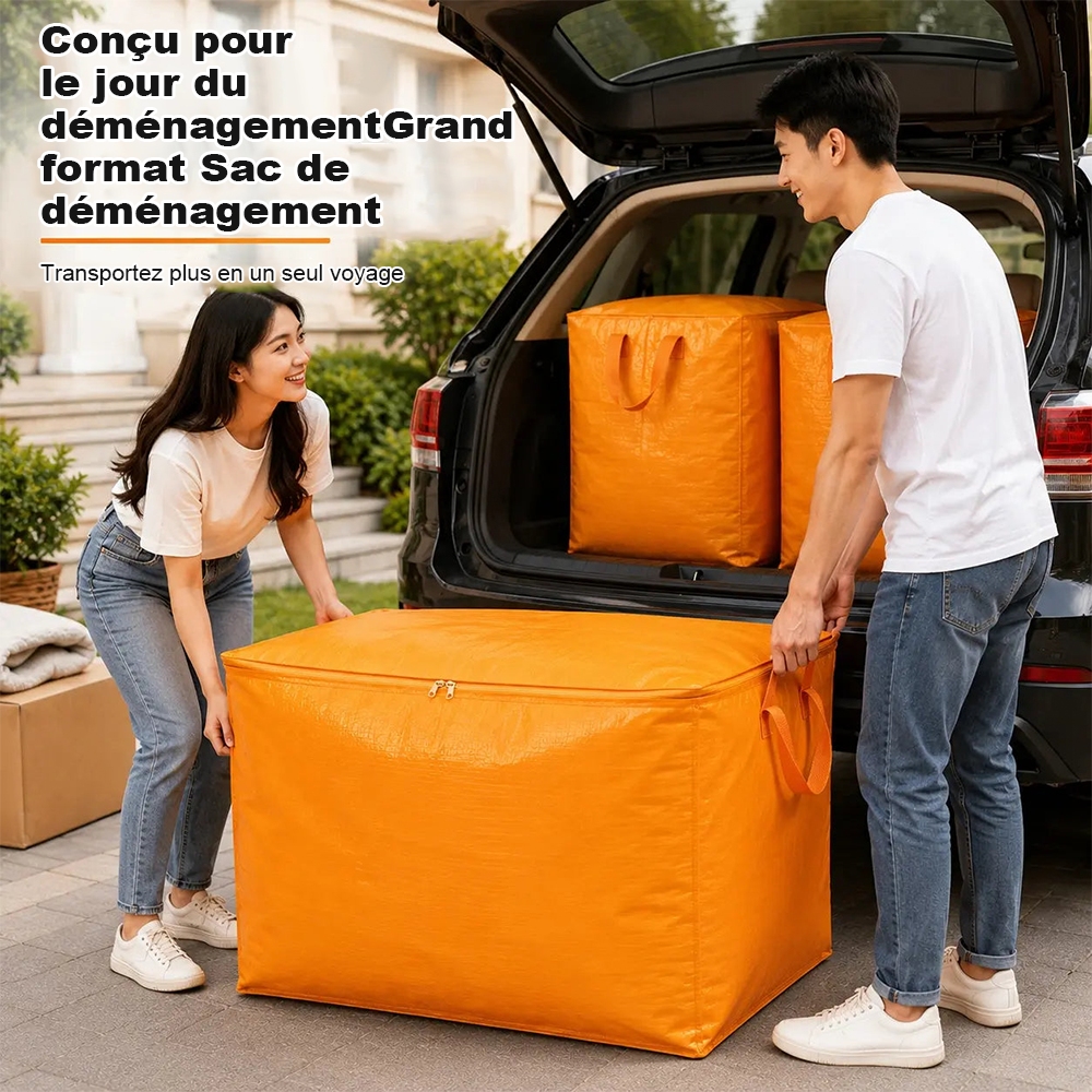 Sac de déménagement et de rangement extra-large de 300 L