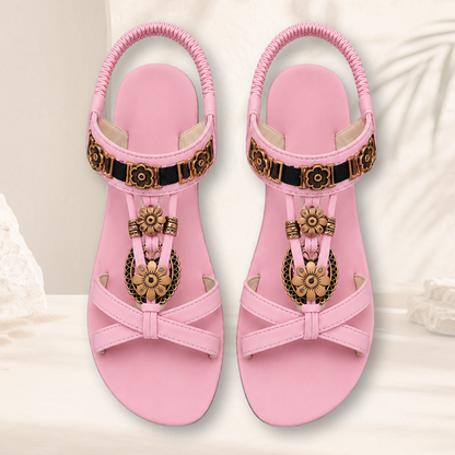 🏆 Meilleure vente 2026 – 👡 Offre limitée : -50 % sur les sandales slingback fleuries tendance pour femme, style bohème, sandales plates idéales pour les vacances à la plage, chaussures décontractées et polyvalentes pour femmes et filles.