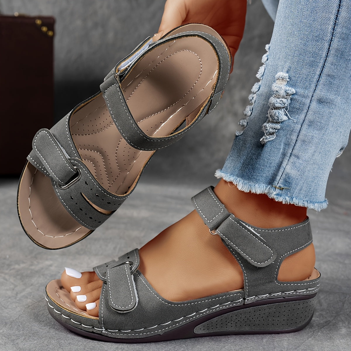 🏆 Meilleure Vente 2026 – Sandales Femme Ultra Confort avec Soutien de la Voûte Plantaire & Brides Réglables ☁️💆‍♀️