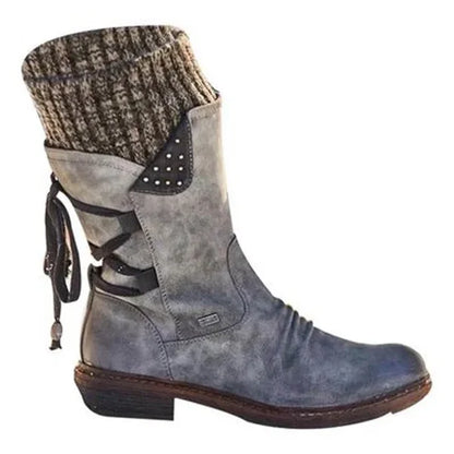 🔥 DERNIER JOUR -80% 🔥 Bottes d’Hiver Femme Chaudes en Laine avec Soutien Orthopédique