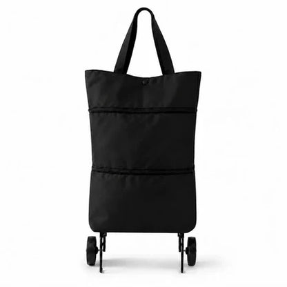 🛍️ 80% DE RÉDUCTION ! 🌿 Sac à Provisions Pliable Écologique 2-en-1 – Avec Roues Antidérapantes Silencieuses & Tissu Oxford Imperméable – Idéal pour les Courses, les Voyages et le Camping 👜