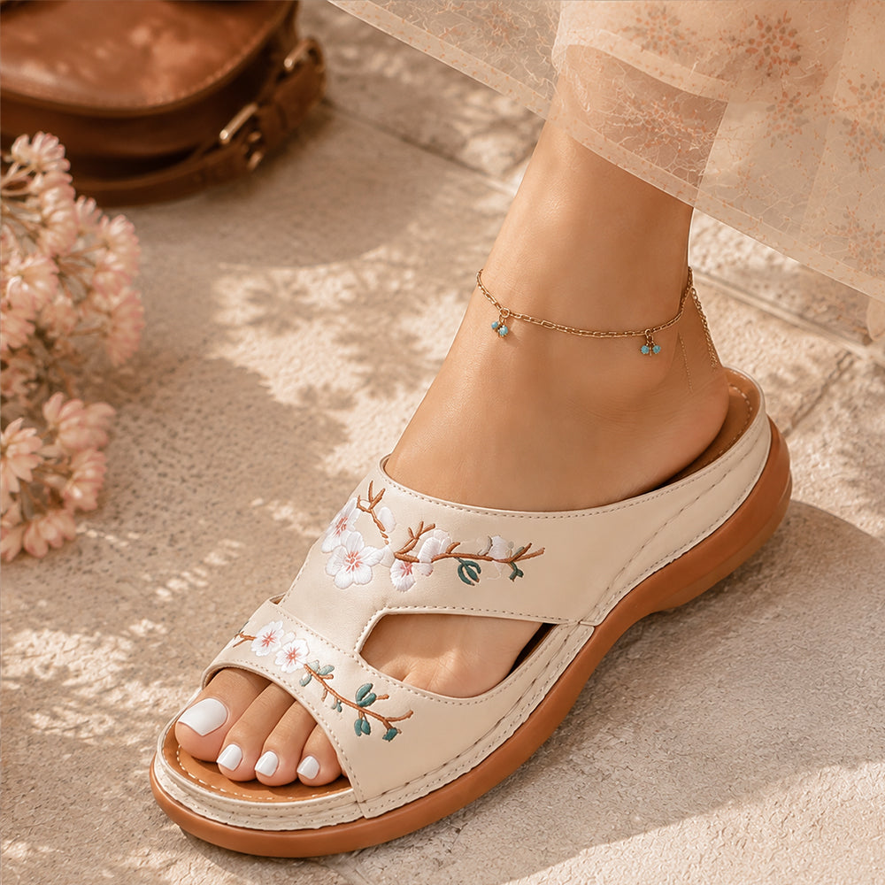 🌸 DERNIER JOUR – 80 % DE RÉDUCTION Sandales confortables pour femme avec boucle métallique & semelle souple