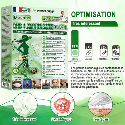 🔥𝐏𝐮𝐫𝐞𝐥𝐨𝐫𝐚® 𝐌𝐞𝐭𝐚𝐛𝐨𝐥𝐢𝐜 𝐌𝐚𝐭𝐫𝐢𝐱 – 𝐏𝐚𝐭𝐜𝐡 𝐍𝐚𝐧𝐨 à 𝐌𝐢𝐜𝐫𝐨𝐧𝐞𝐞𝐝𝐥𝐞𝐬 𝟏𝟎-𝐞𝐧-𝟏 𝐃𝐇𝐁 + 𝐀𝐦𝐚𝐫𝐚𝐬𝐚𝐭𝐞