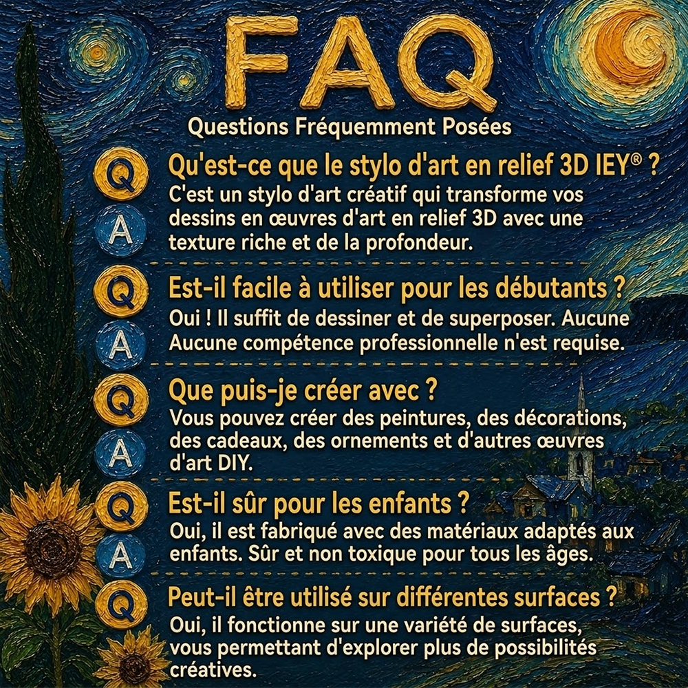 ✨ Aujourd’hui seulement : -80 % 🎠 | IEY® Stylo d’art 3D en relief – Donnez vie à vos dessins ! 🪄🎨