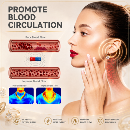 🔥 DERNIER JOUR : -80 % - 💎𝐂𝐙𝐓𝐈𝐂𝐋𝐄® Boucles d’oreilles Lymphvity en germanium à magnétothérapie