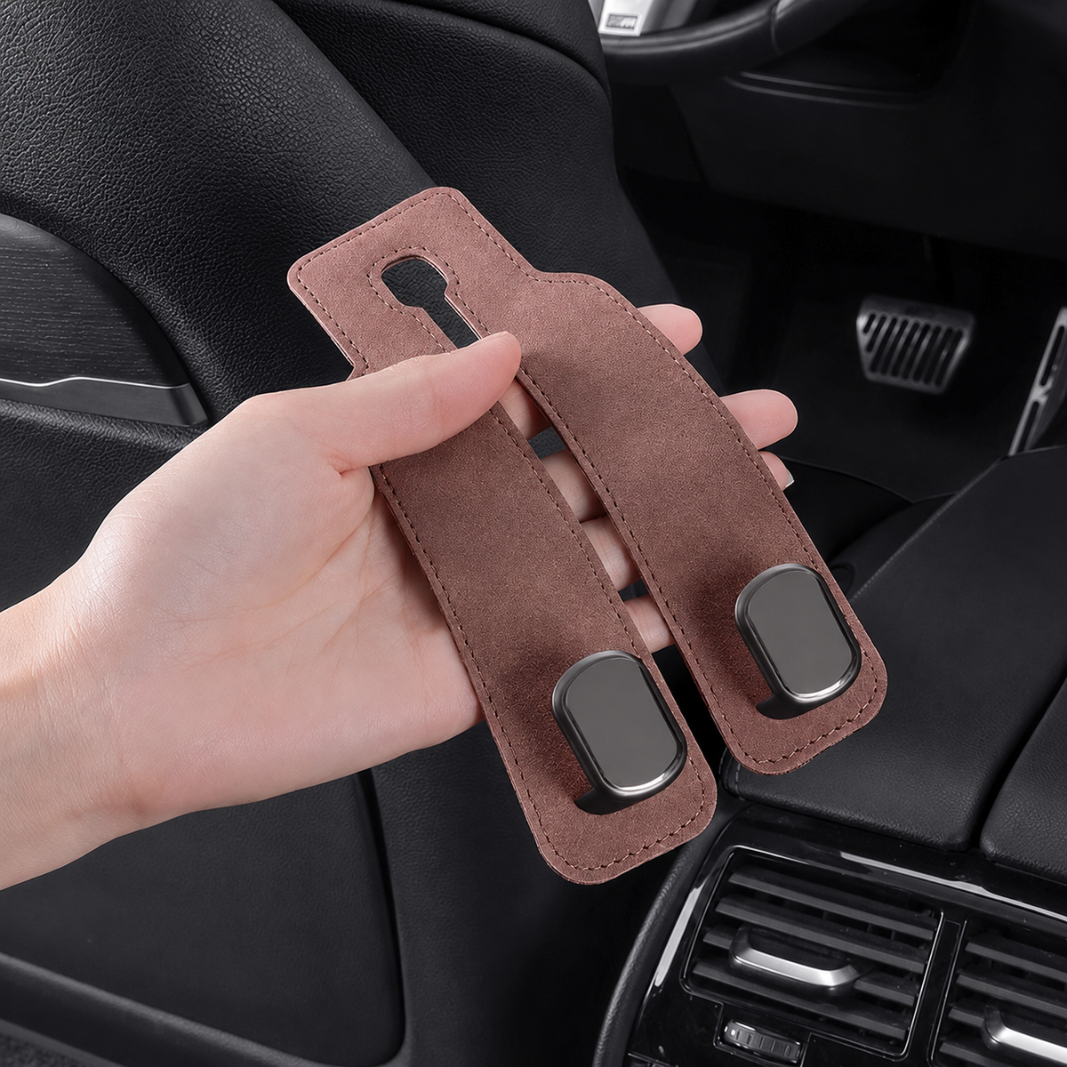 🚗✨ Aujourd’hui seulement : -80 % 💰 | Doubles crochets de luxe pour appuie-tête – Plus de rangement et de style !
