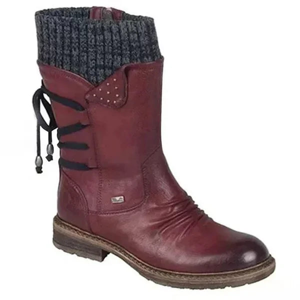 🔥 DERNIER JOUR -80% 🔥 Bottes d’Hiver Femme Chaudes en Laine avec Soutien Orthopédique