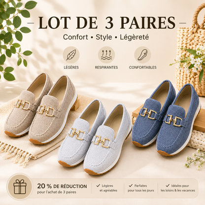 🔥 Bestseller 2026 🏆  Mocassins confortables avec soutien de la voûte plantaire 👟   𝐃𝐄𝐑𝐍𝐈𝐄𝐑 𝐉𝐎𝐔𝐑 : 𝟖𝟎 % 𝐃𝐄 𝐑𝐄𝐃𝐔𝐂𝐓𝐈𝐎𝐍